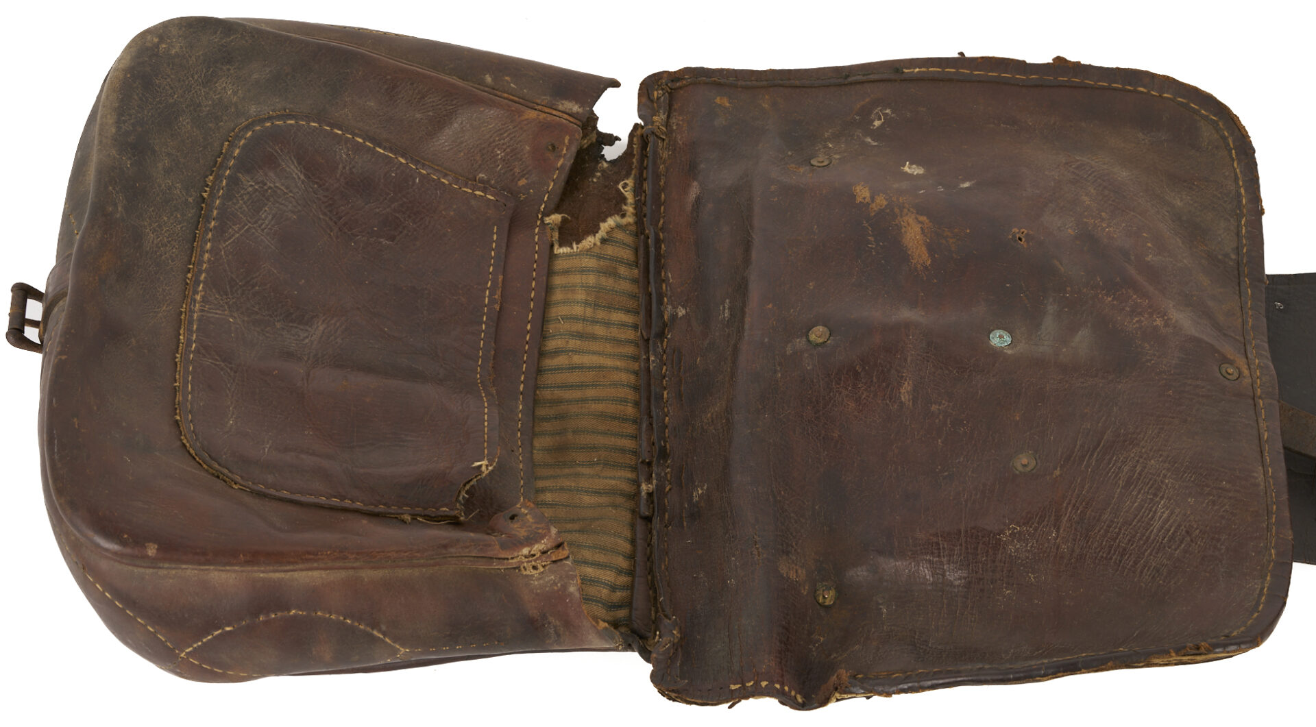 Lot 629: Civil War CSA Saddlebags & Socks, Bledsoe Co. Family