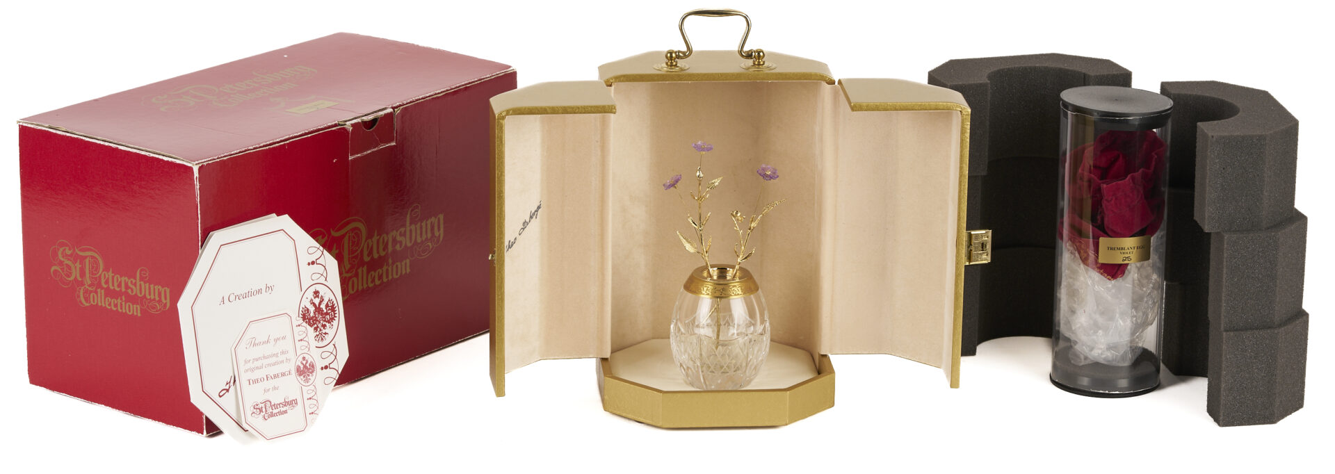 Lot 62: Theo Faberge Egg, Tremblant Violet