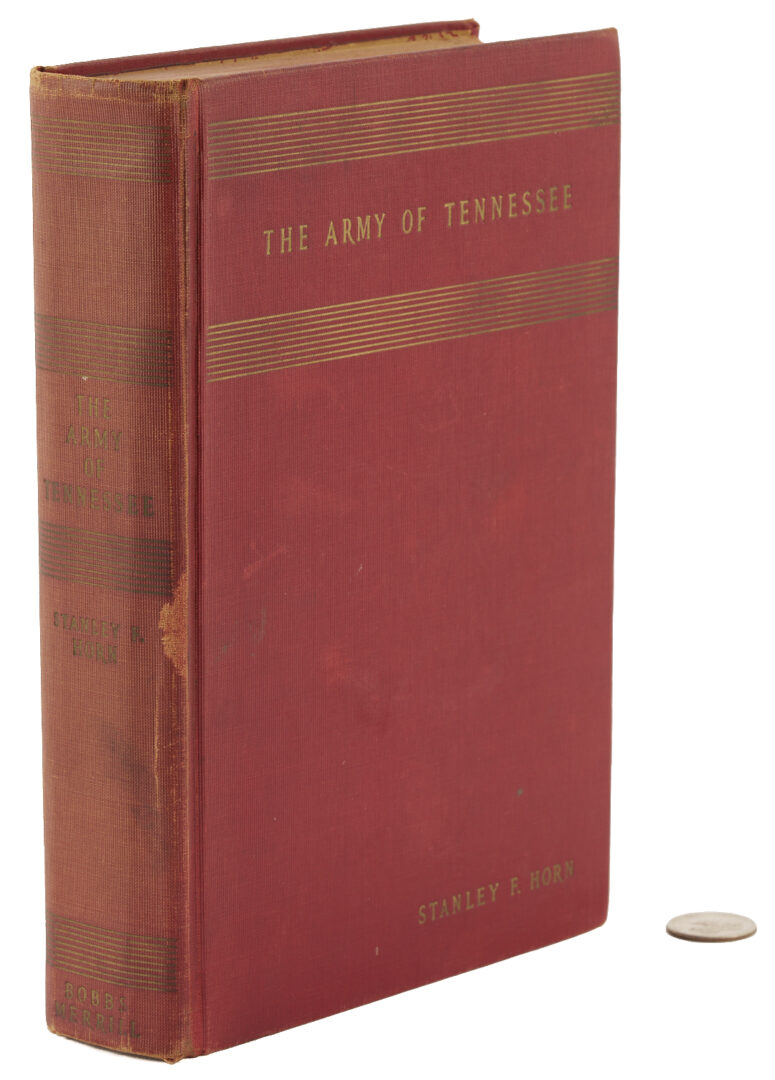 Lot 631: Army of Tennessee by Stanley Horn, Presentation Copy signed by Margaret Mitchell