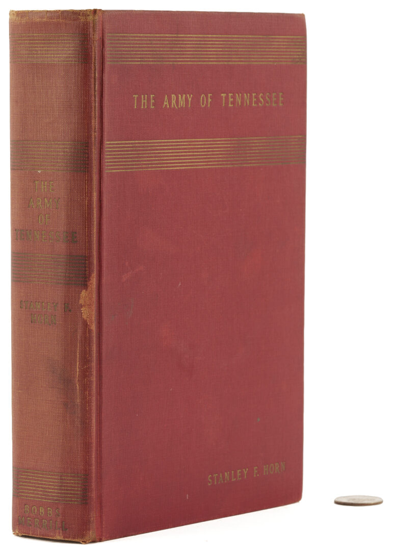 Lot 631: Army of Tennessee by Stanley Horn, Presentation Copy signed by Margaret Mitchell