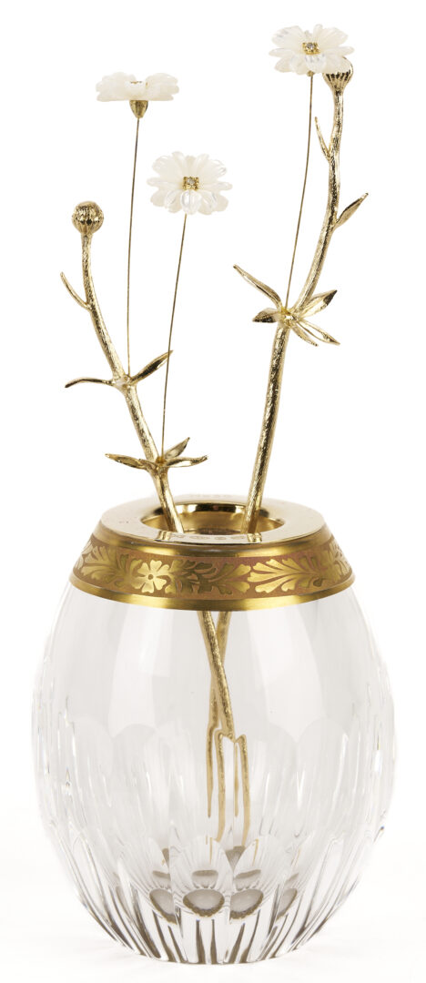 Lot 63: Theo Faberge Tremblant Flower Egg, Daisy