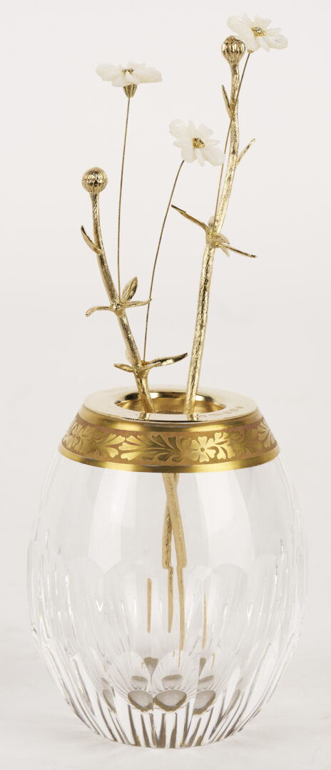 Lot 63: Theo Faberge Tremblant Flower Egg, Daisy