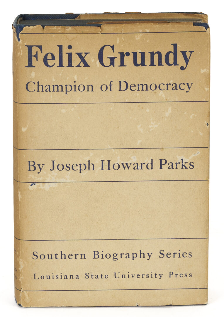 Lot 644: Felix Grundy Autograph Letter, Prints and Biography