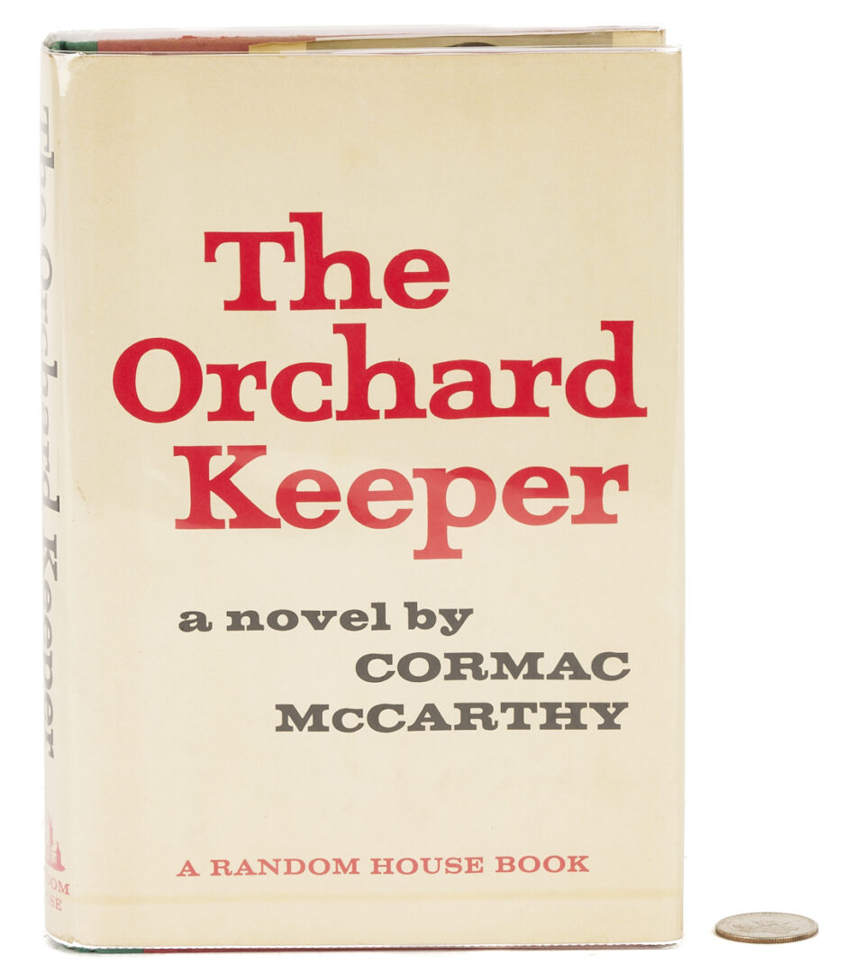 Lot 651: Cormac McCarthy, The Orchard Keeper, 1st Edition, Signed