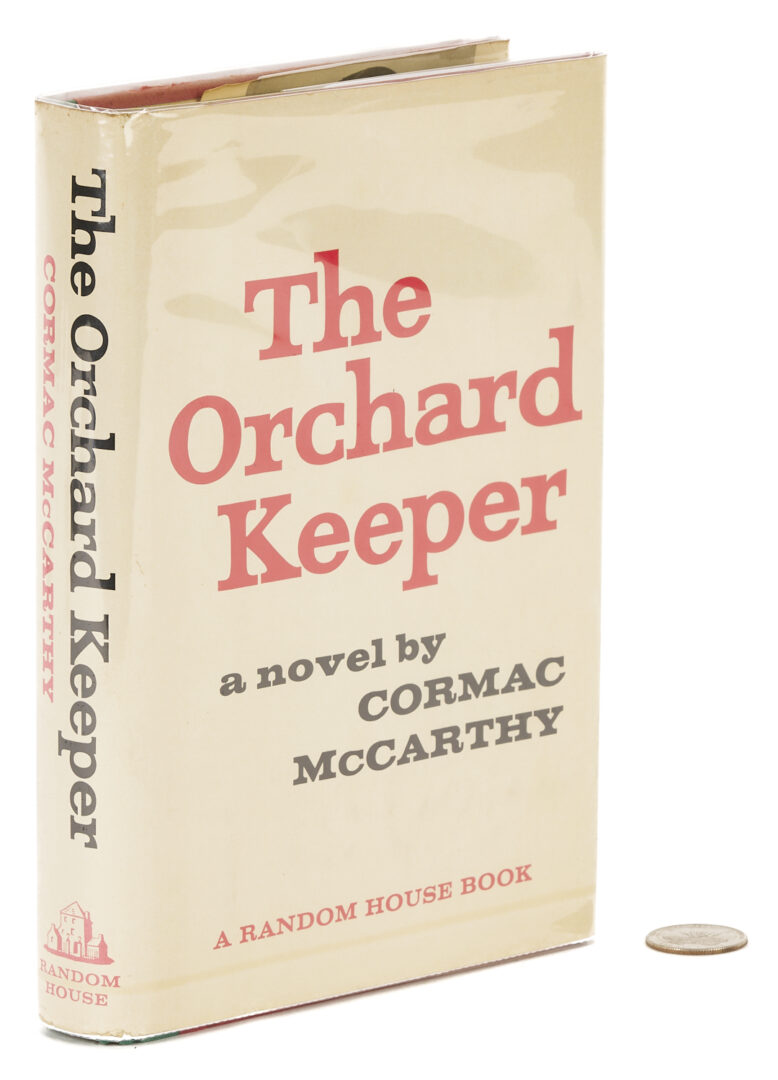 Lot 651: Cormac McCarthy, The Orchard Keeper, 1st Edition, Signed