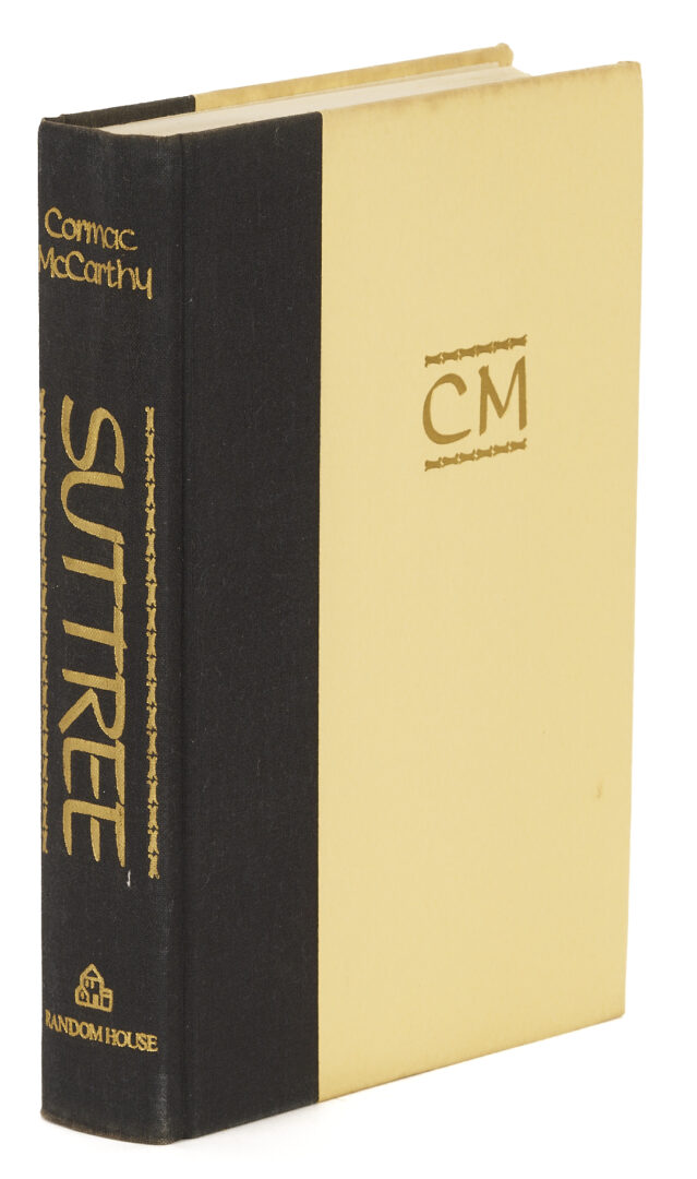 Lot 652: Cormac McCarthy, Suttree, 1st Edition, Signed