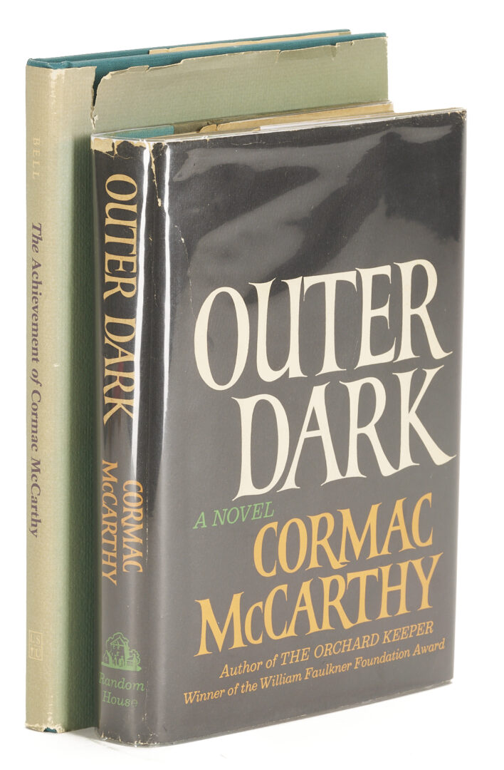 Lot 653: Cormac McCarthy, Outer Dark, 1st Edition, Signed; plus “The Achievement of Cormac McCarthy”