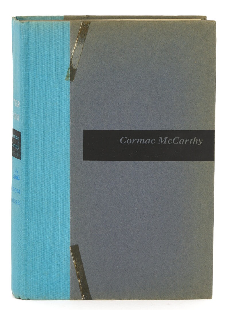 Lot 653: Cormac McCarthy, Outer Dark, 1st Edition, Signed; plus “The Achievement of Cormac McCarthy”