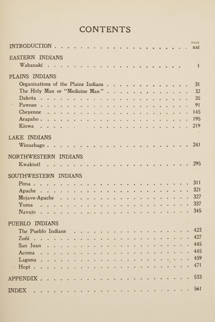 Lot 659: The Indians' Book, Natalie Curtis, 1907 First Edition