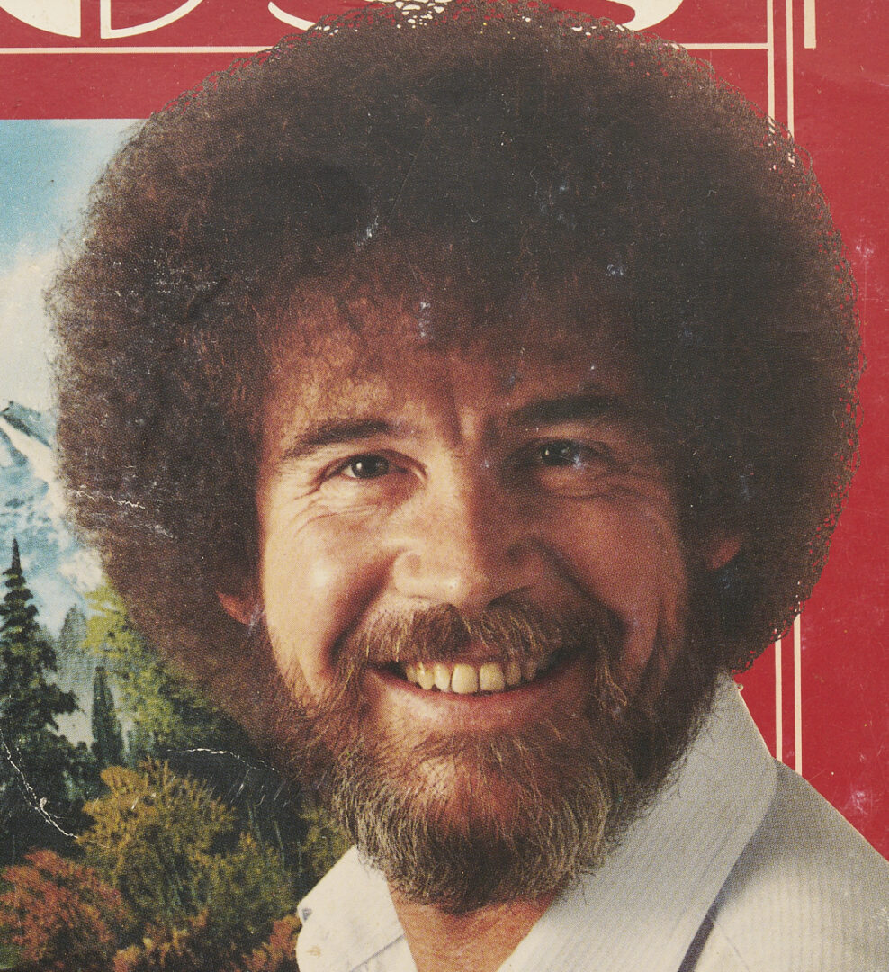 Lot 661: Joy of Painting By Bob Ross, Signed Book