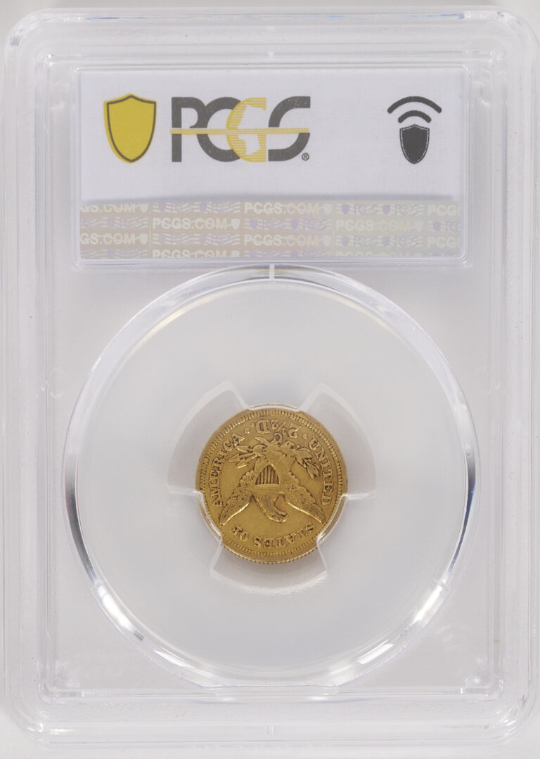 Lot 664: 1855-C $2.50 Liberty Gold Coin, PCGS AU55