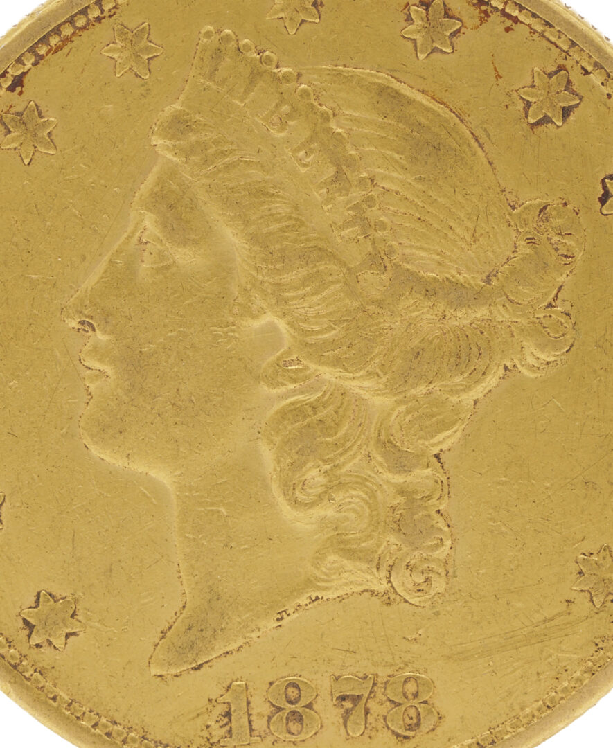 Lot 665: 1878-S $20 Liberty Gold Coin