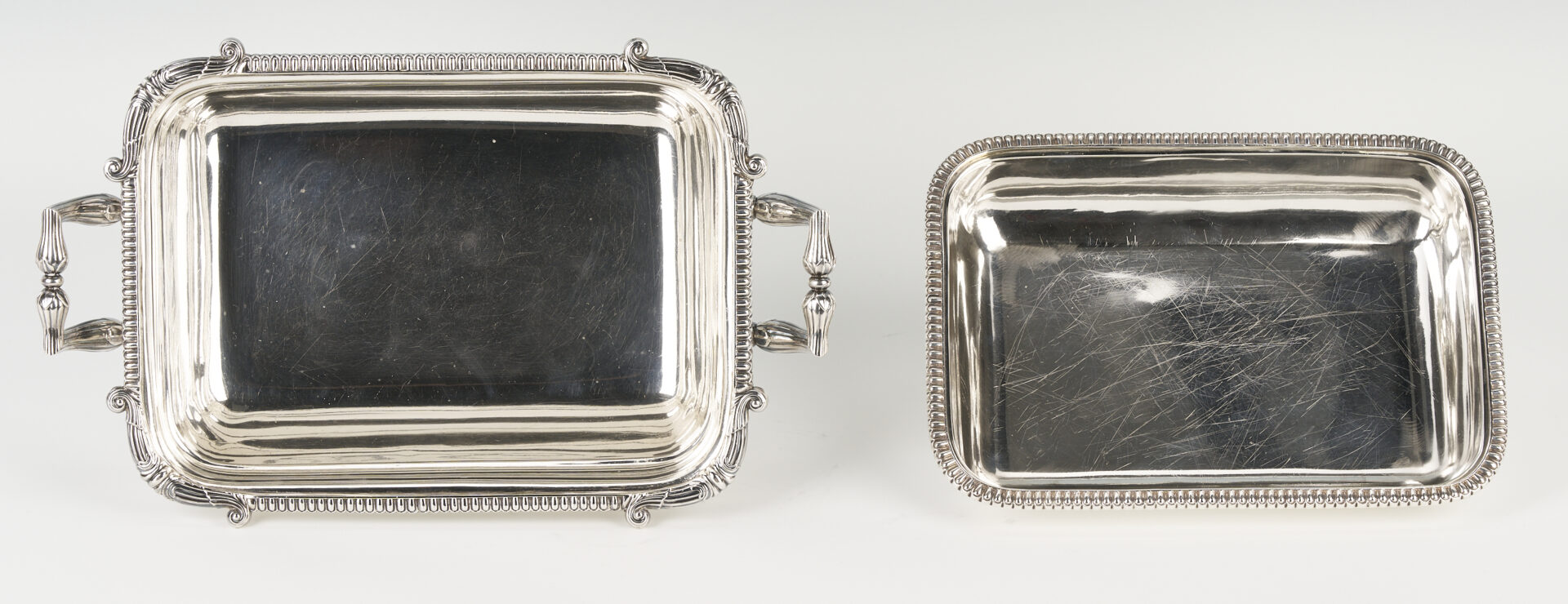 Lot 66: George III Sterling Silver Entree Dish with Crest