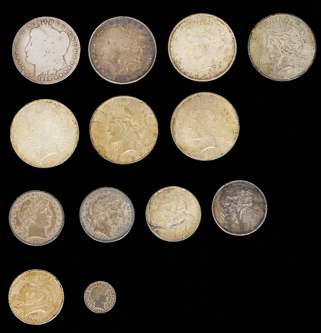 Lot 674: 13 Assembled Silver Coins