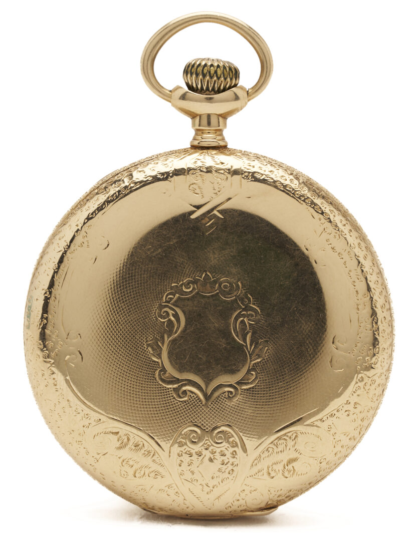 Lot 698: 14K Gold Elgin Pocket Watch