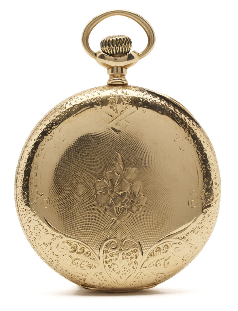 Lot 698: 14K Gold Elgin Pocket Watch