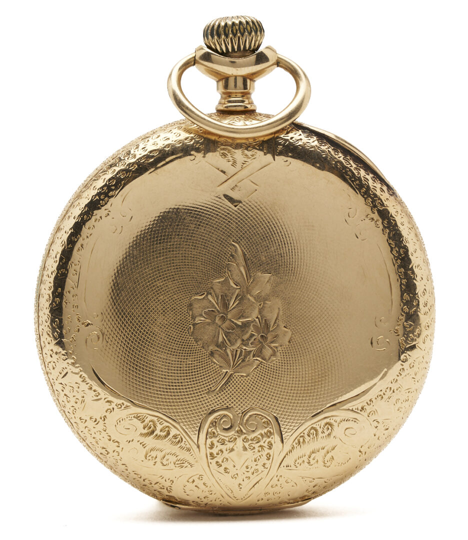 Lot 698: 14K Gold Elgin Pocket Watch