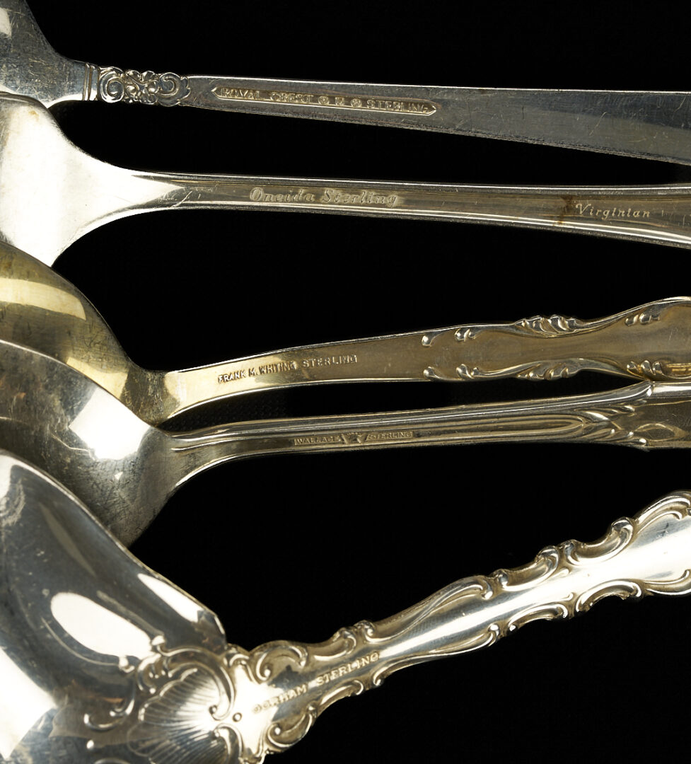 Lot 705: 38 Assorted Sterling Silver Flatware Pcs.