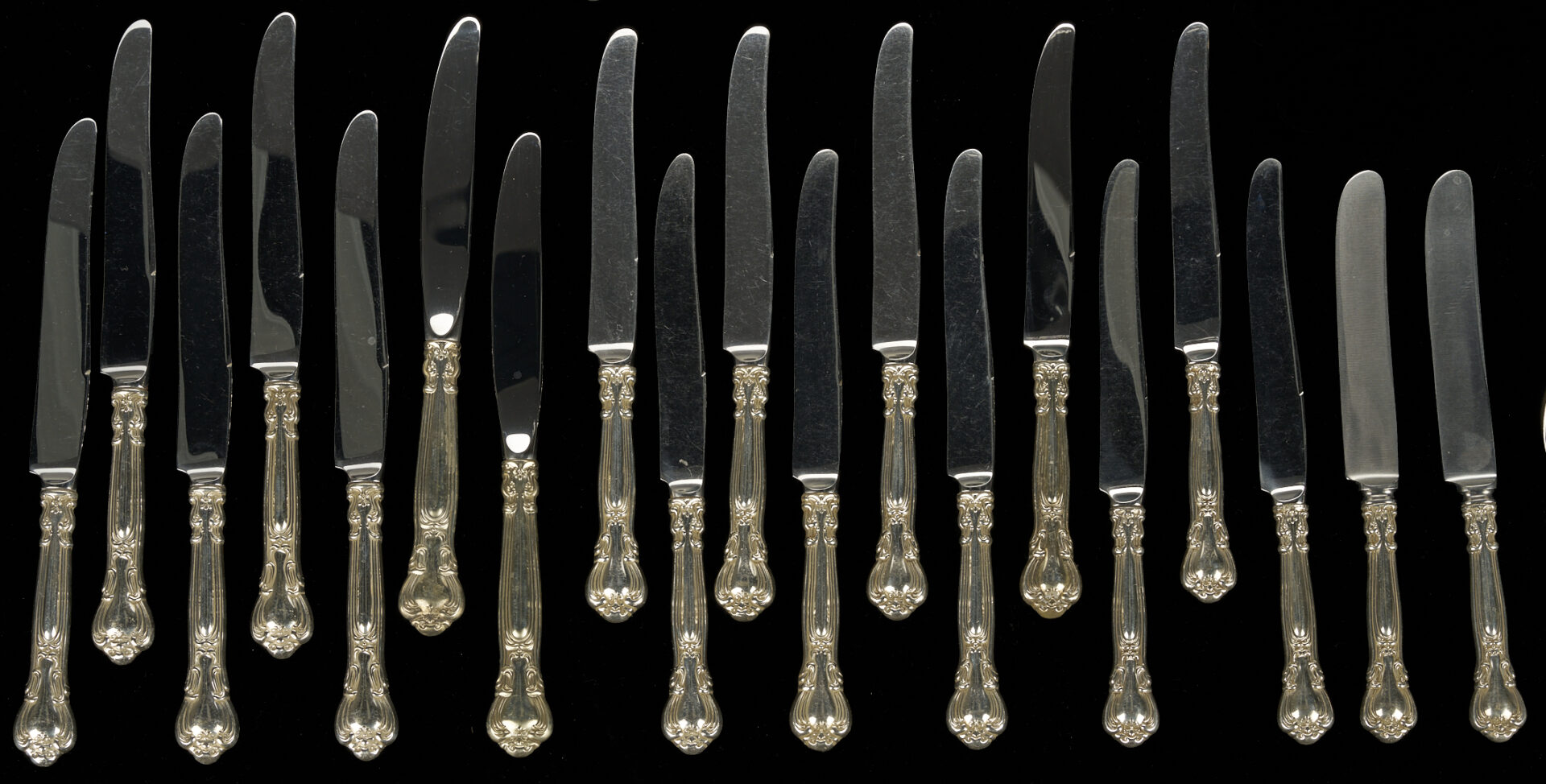 Lot 708: 63 Pcs. Assorted Gorham Chantilly Sterling Flatware