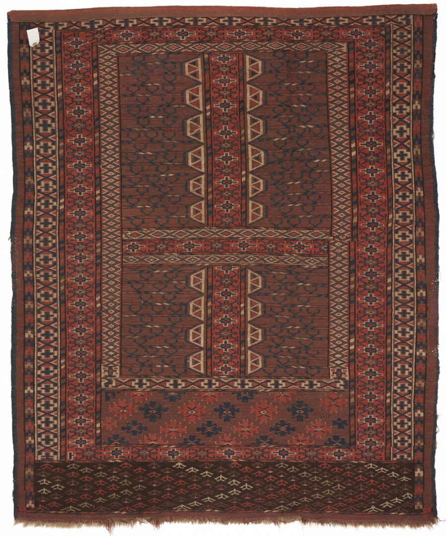 Lot 712: 4 Afgan Turkmen Weavings, incl. Rugs & Saddle Covers