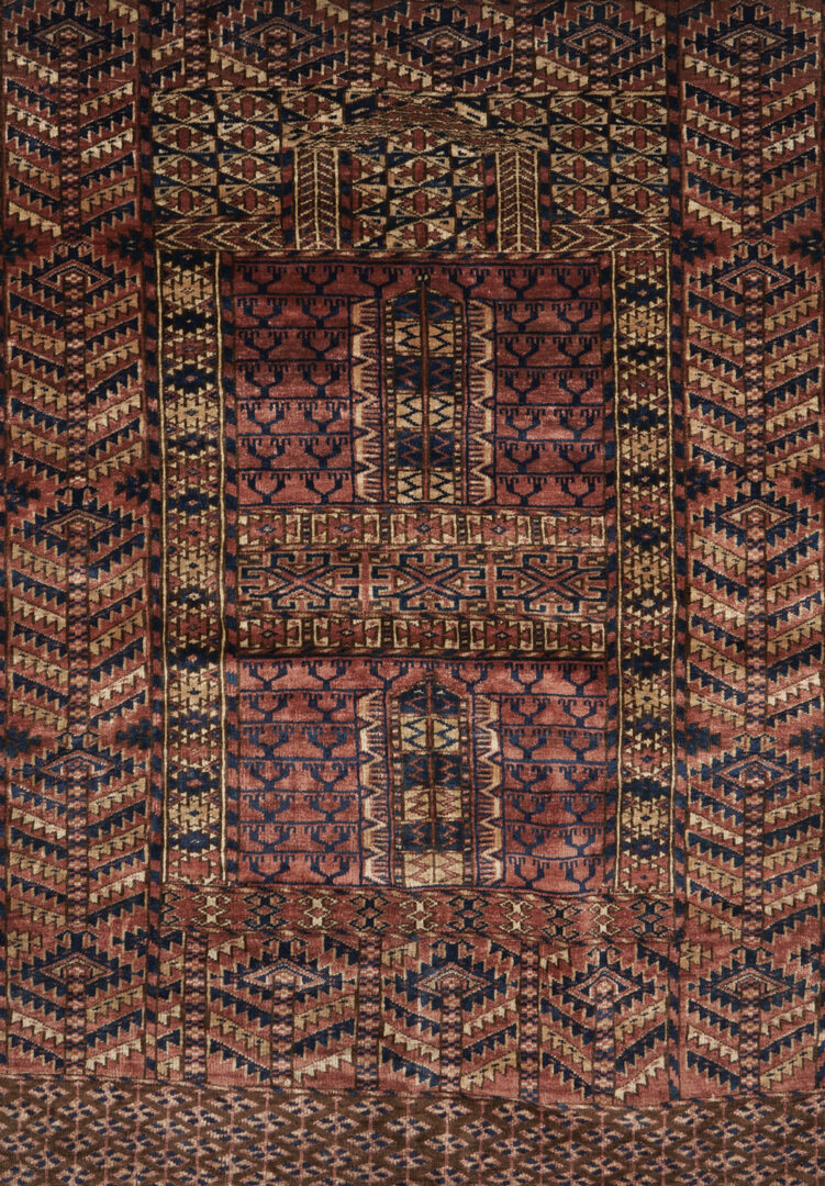 Lot 712: 4 Afgan Turkmen Weavings, incl. Rugs & Saddle Covers