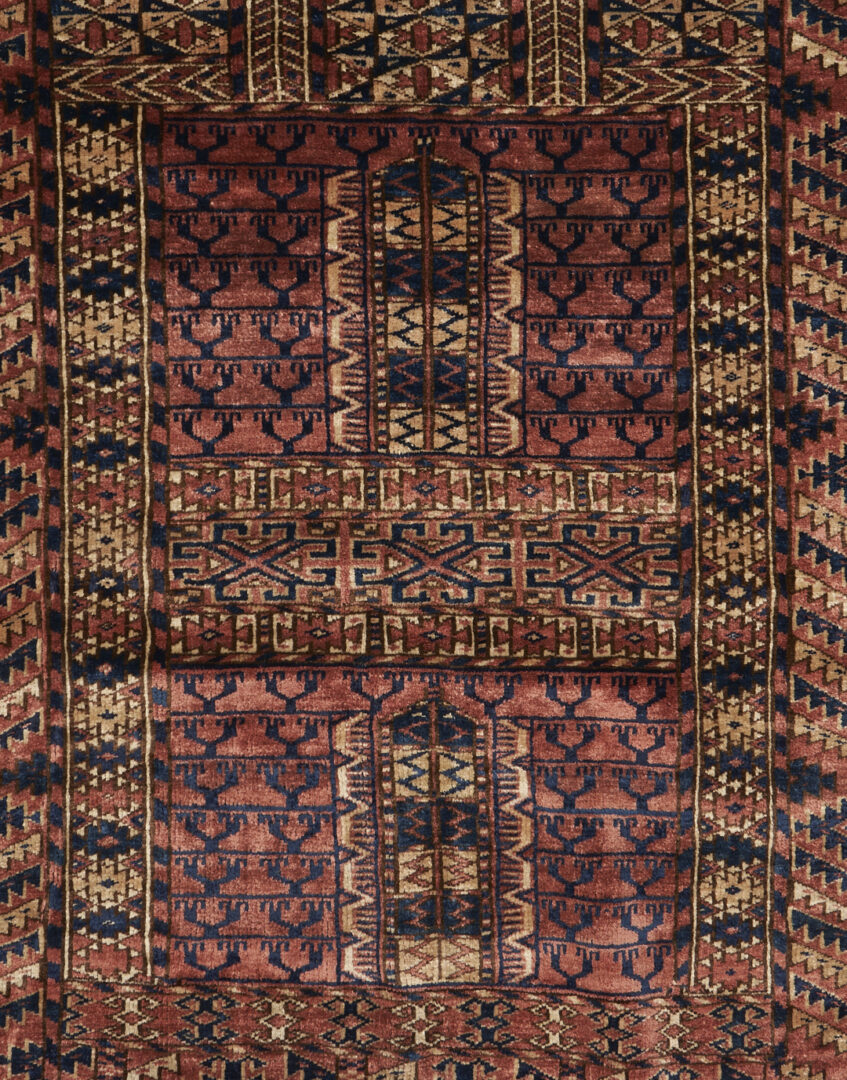 Lot 712: 4 Afgan Turkmen Weavings, incl. Rugs & Saddle Covers