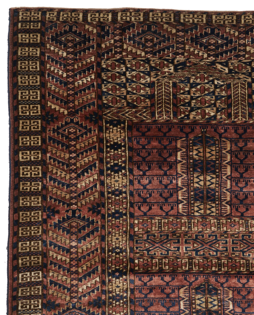 Lot 712: 4 Afgan Turkmen Weavings, incl. Rugs & Saddle Covers