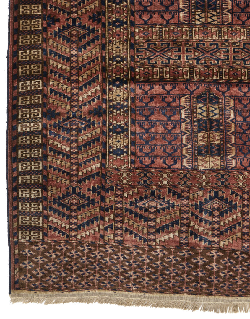 Lot 712: 4 Afgan Turkmen Weavings, incl. Rugs & Saddle Covers