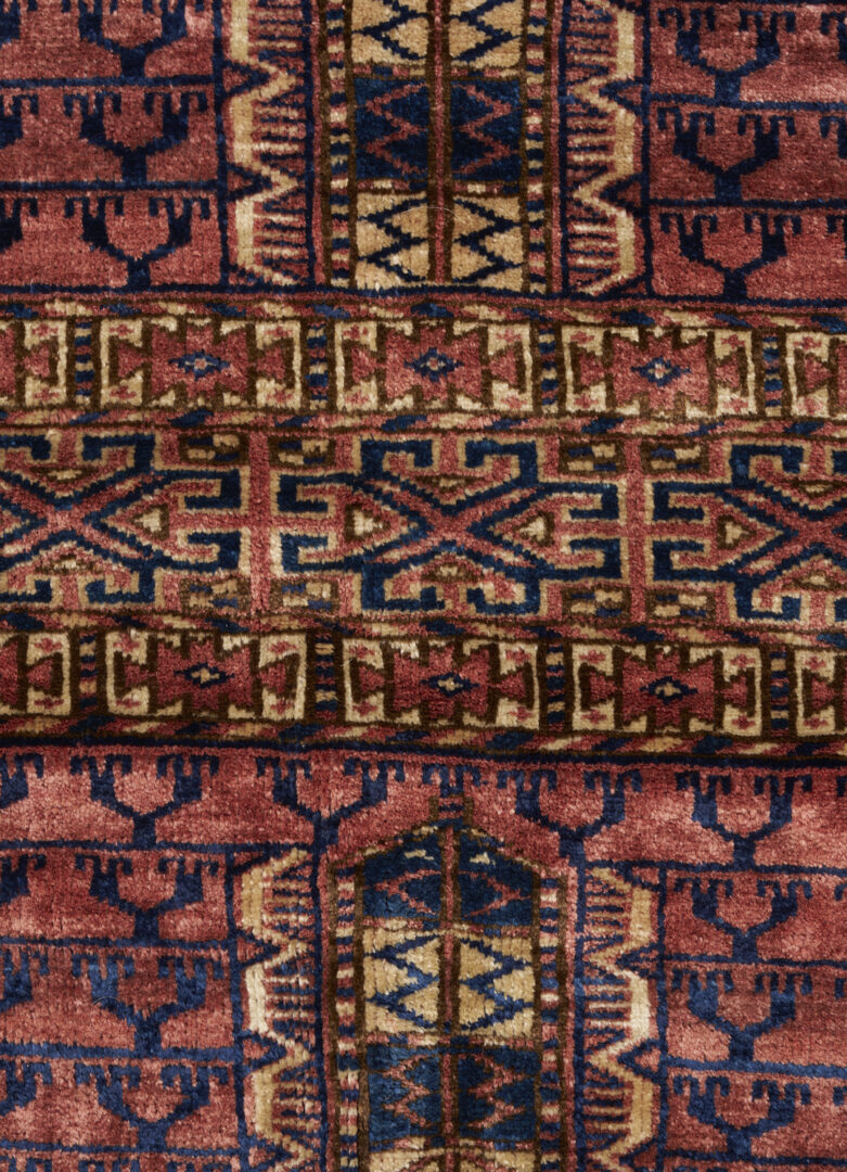 Lot 712: 4 Afgan Turkmen Weavings, incl. Rugs & Saddle Covers