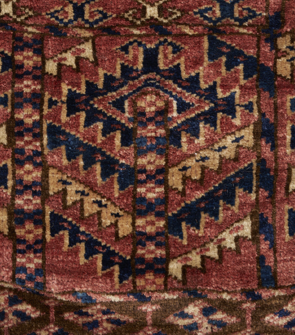 Lot 712: 4 Afgan Turkmen Weavings, incl. Rugs & Saddle Covers