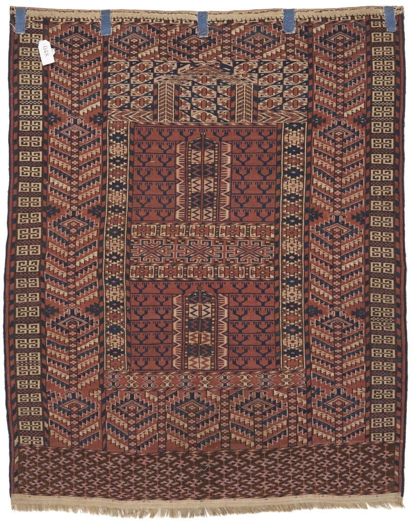 Lot 712: 4 Afgan Turkmen Weavings, incl. Rugs & Saddle Covers