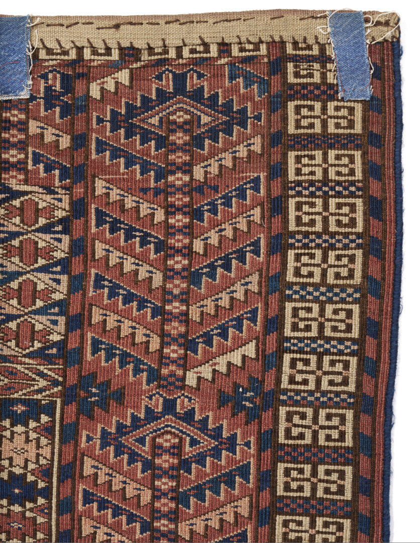 Lot 712: 4 Afgan Turkmen Weavings, incl. Rugs & Saddle Covers