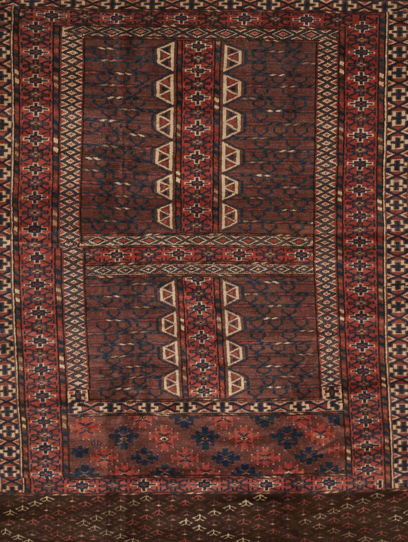 Lot 712: 4 Afgan Turkmen Weavings, incl. Rugs & Saddle Covers