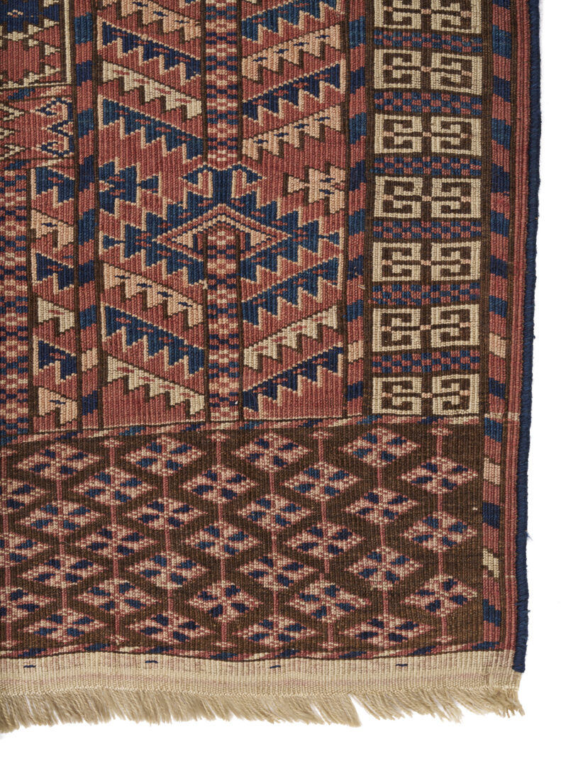 Lot 712: 4 Afgan Turkmen Weavings, incl. Rugs & Saddle Covers