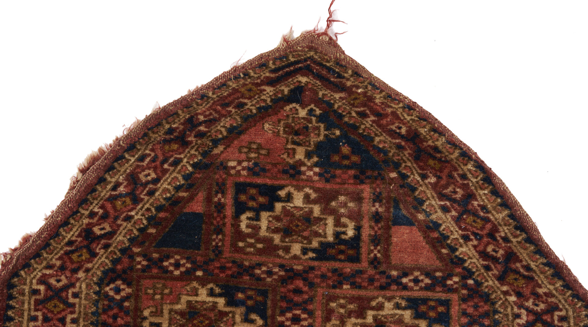 Lot 712: 4 Afgan Turkmen Weavings, incl. Rugs & Saddle Covers