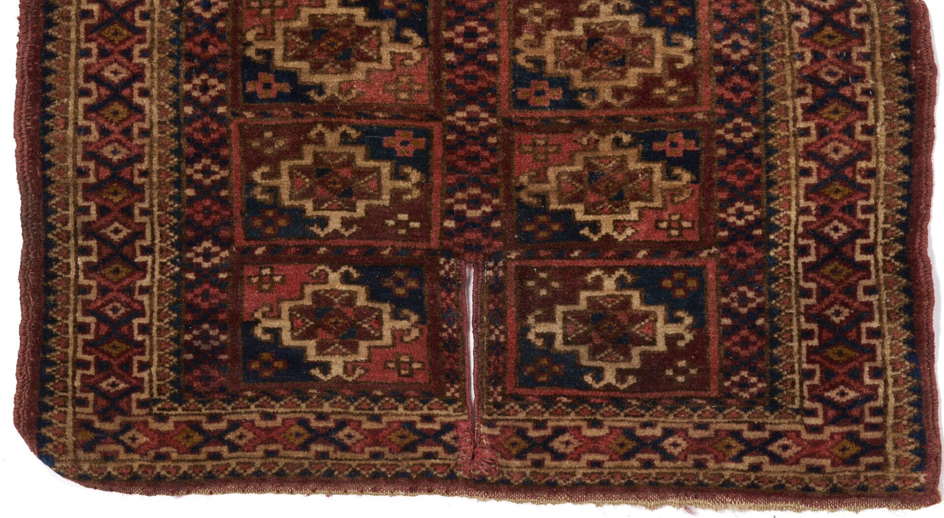 Lot 712: 4 Afgan Turkmen Weavings, incl. Rugs & Saddle Covers