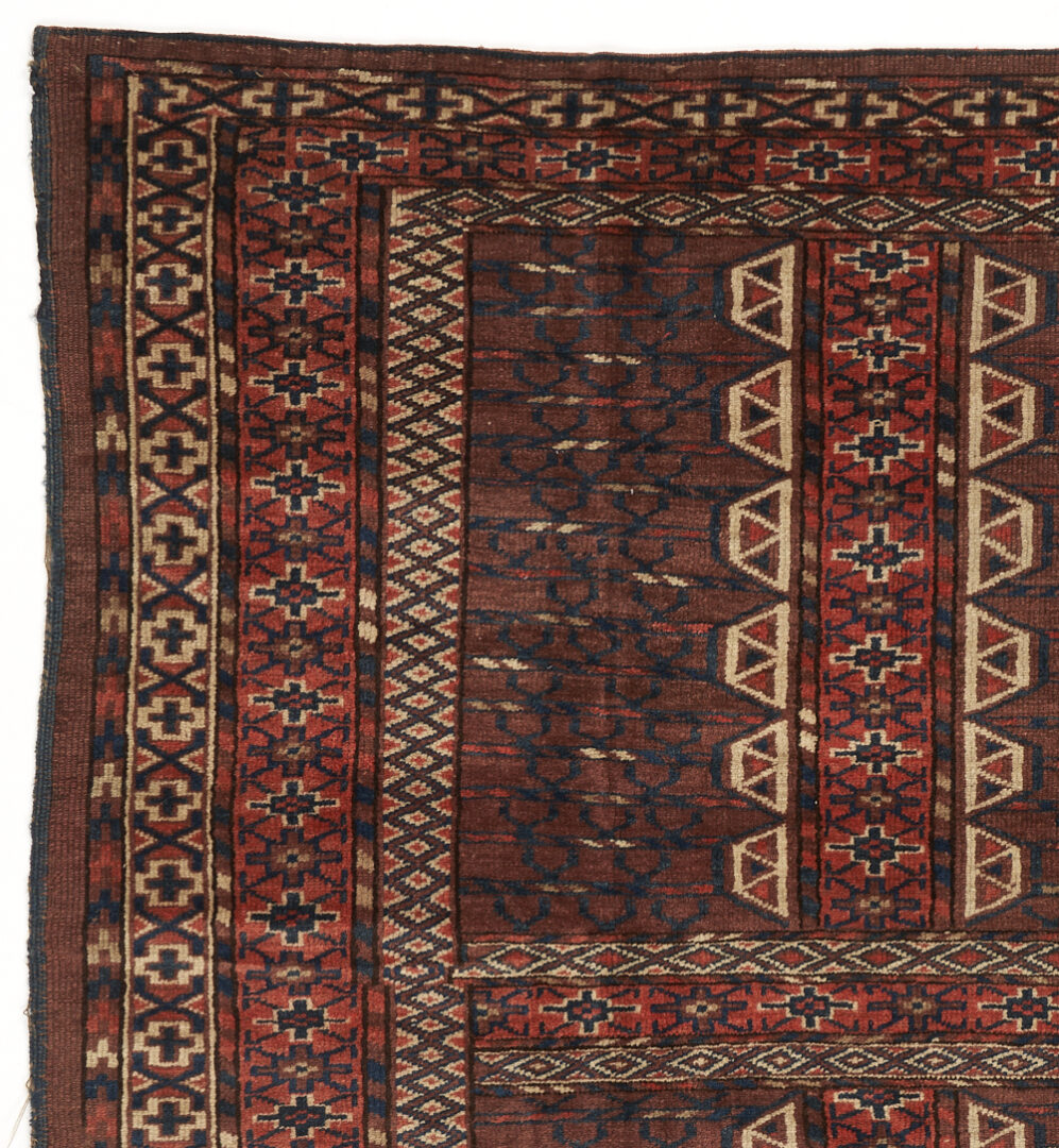 Lot 712: 4 Afgan Turkmen Weavings, incl. Rugs & Saddle Covers