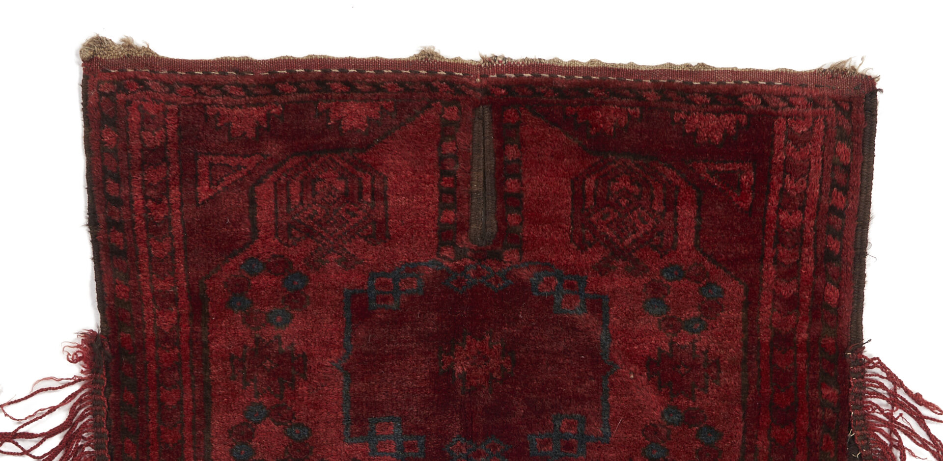 Lot 712: 4 Afgan Turkmen Weavings, incl. Rugs & Saddle Covers