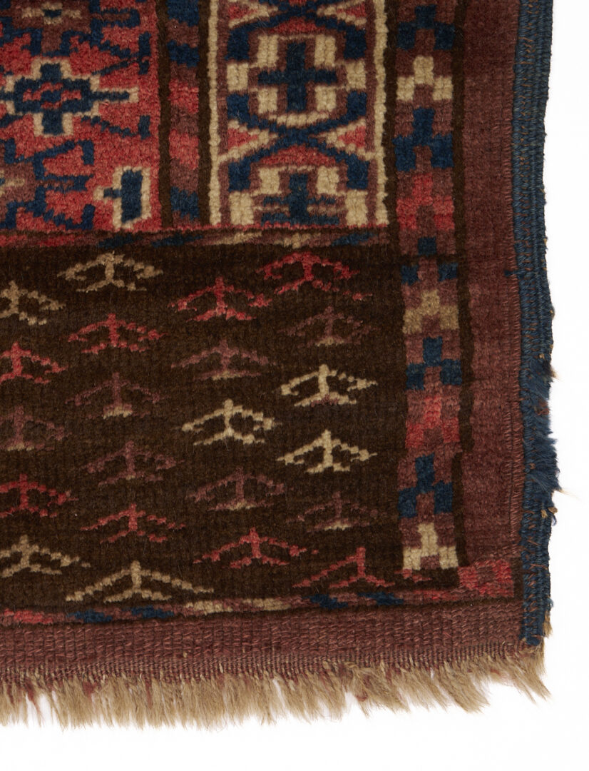 Lot 712: 4 Afgan Turkmen Weavings, incl. Rugs & Saddle Covers