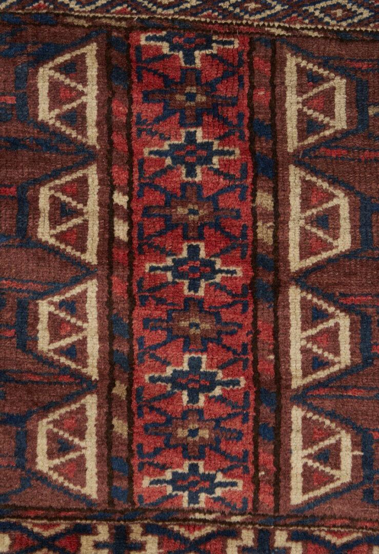 Lot 712: 4 Afgan Turkmen Weavings, incl. Rugs & Saddle Covers