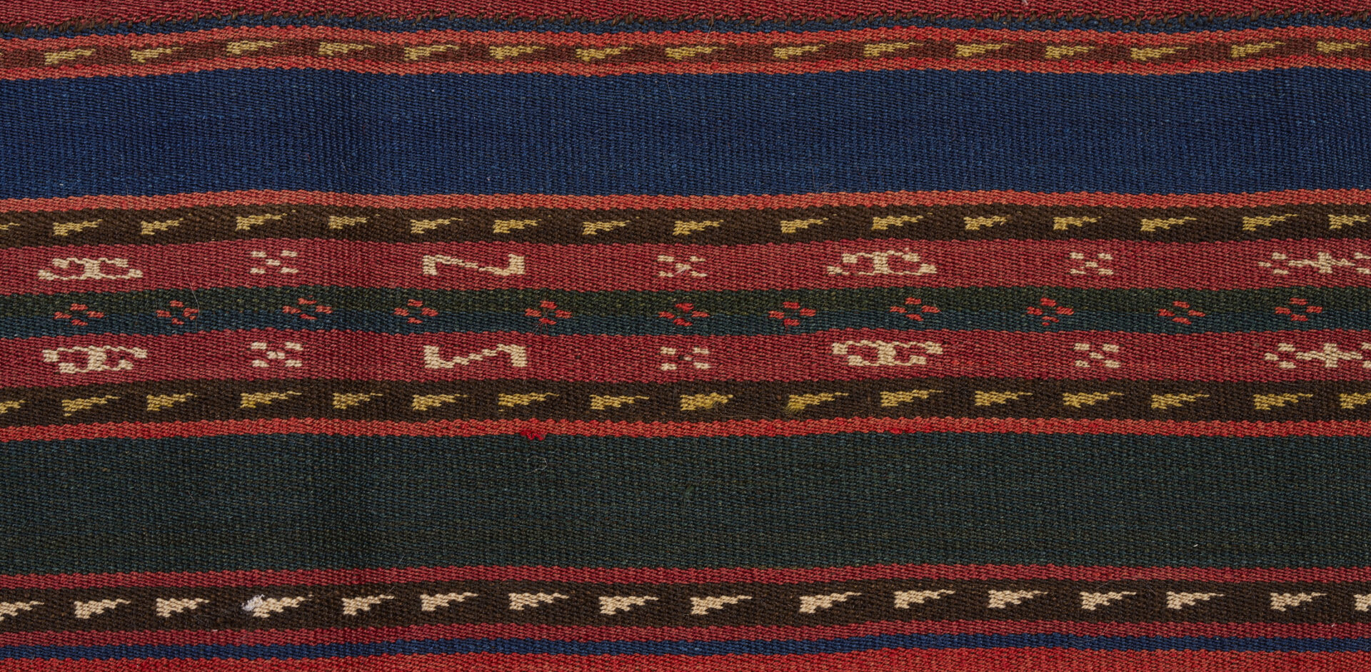 Lot 718: 2 Antique Tekke Turkmen Kilim Wool Blankets or Jajims