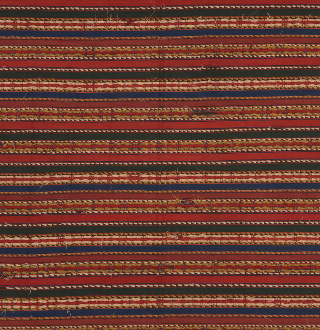 Lot 718: 2 Antique Tekke Turkmen Kilim Wool Blankets or Jajims