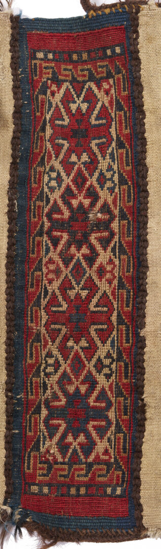 Lot 719: 5 Antique Turkmen & Persian Textiles, incl. Pillows