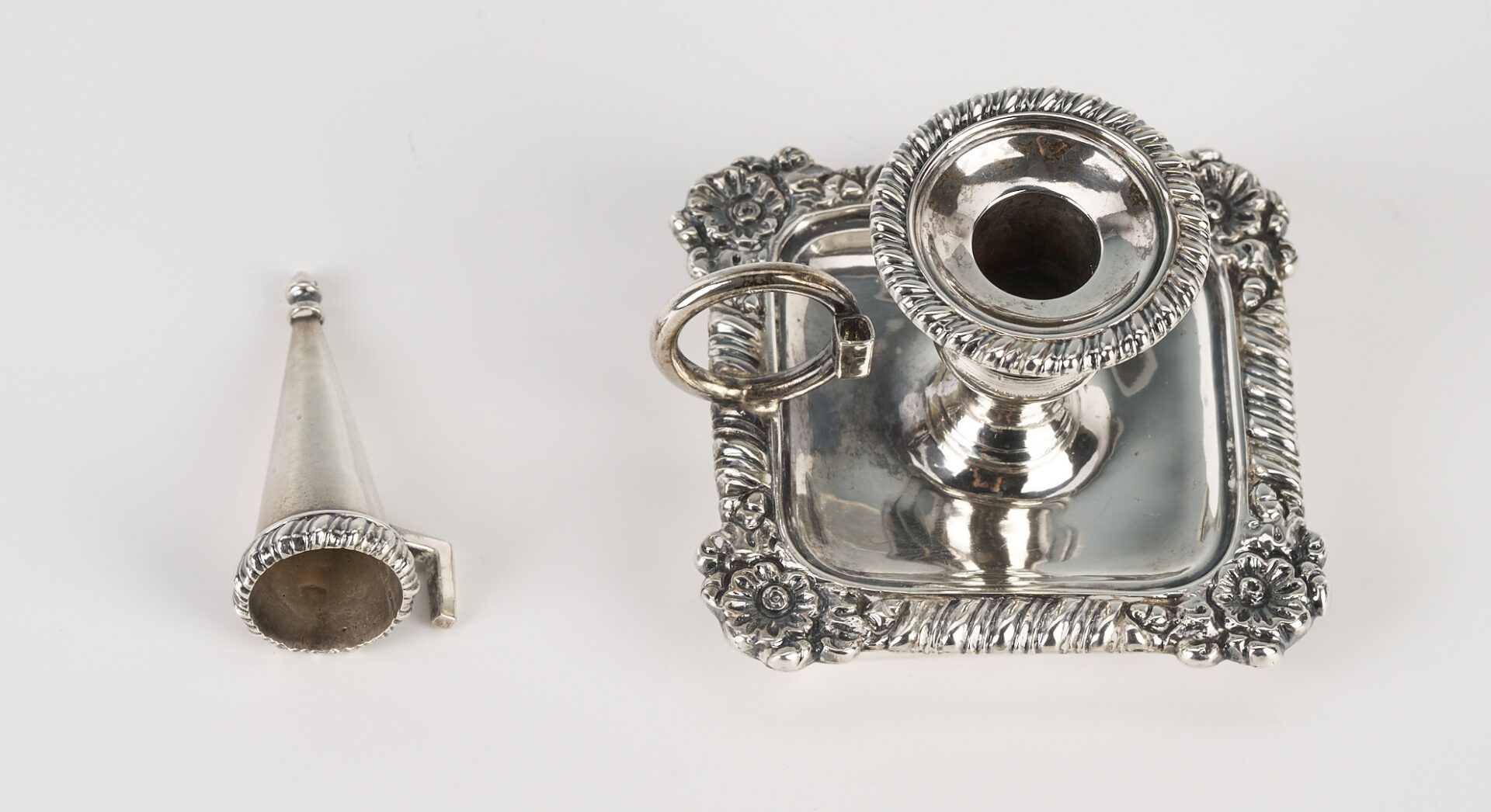 Lot 71: English Sterling Standish or Inkwell