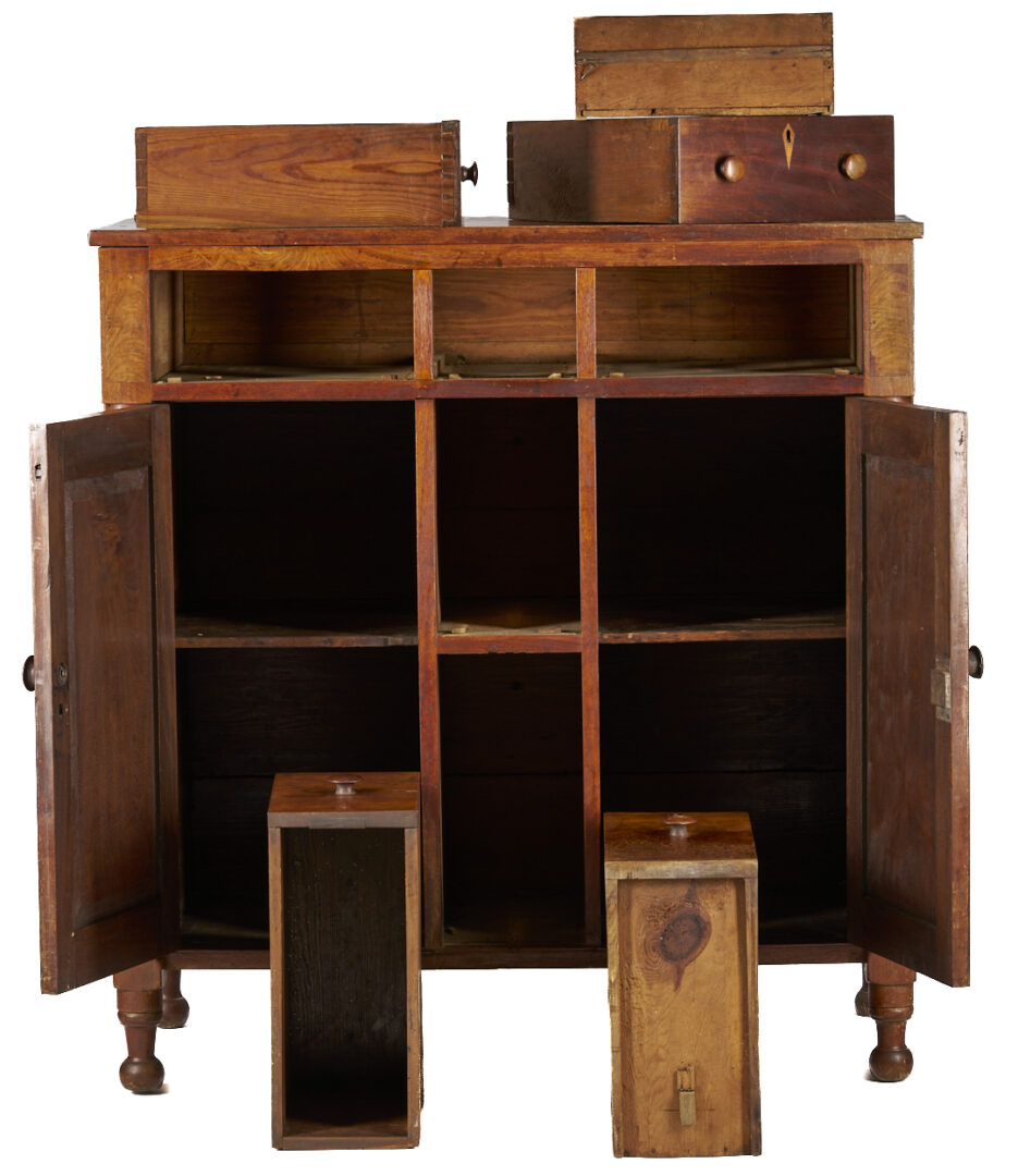 Lot 723: Southern Inlaid Walnut Jackson Press