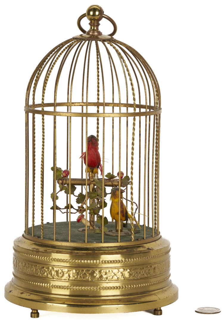 Lot 728: German Bird Cage Automaton