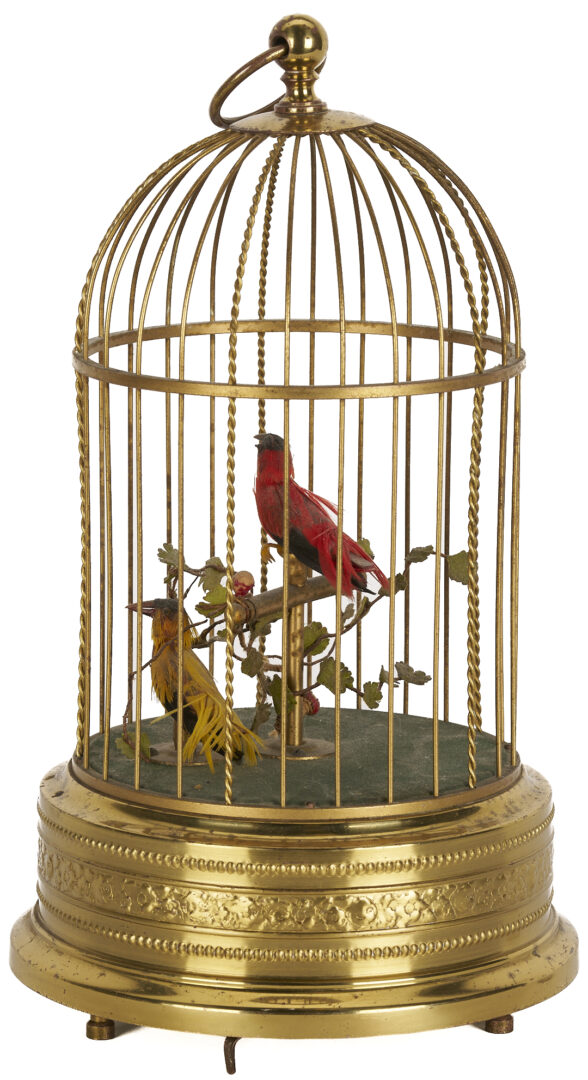 Lot 728: German Bird Cage Automaton