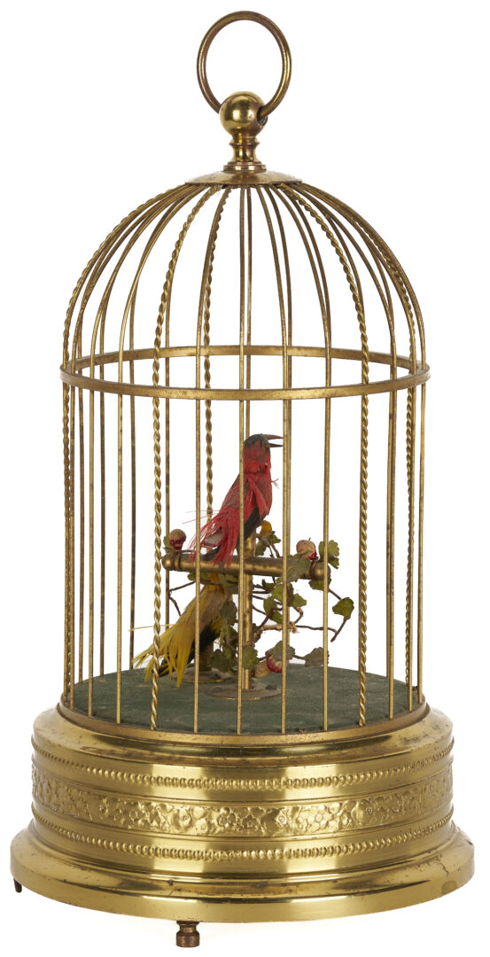 Lot 728: German Bird Cage Automaton