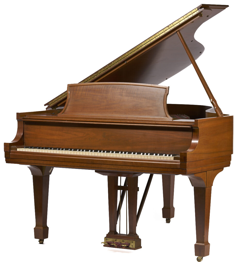 Lot 730: 1974 Steinway Model L Grand Piano, Walnut Finish, w/ Bench