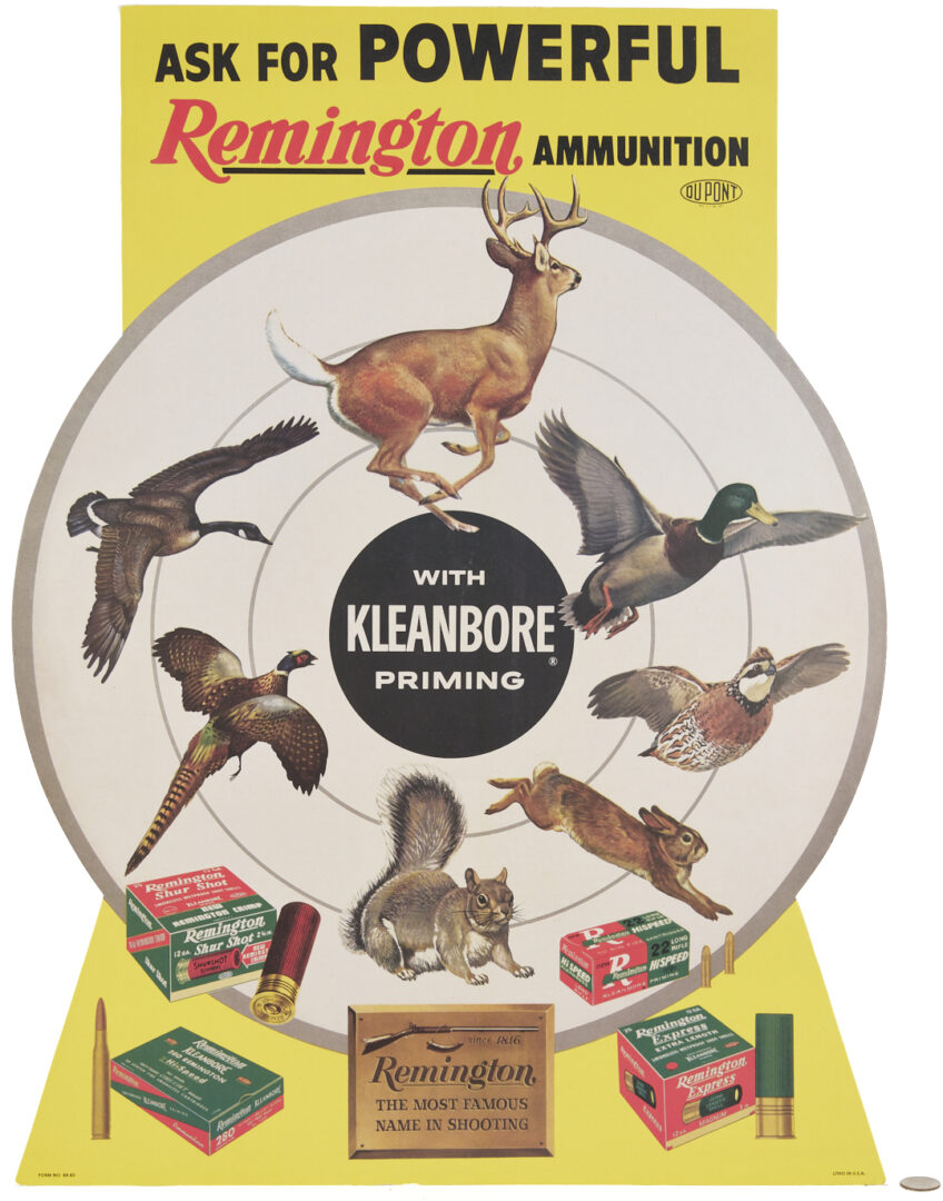 Lot 736: 2 Advertising Signs: Remington Ammo and Kerns Bakery